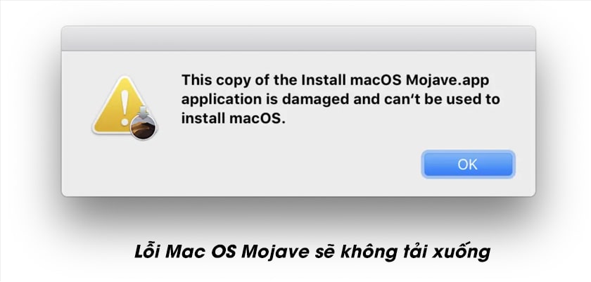 cách khắc phục các lỗi thường gặp khi cài đặt macos mojave