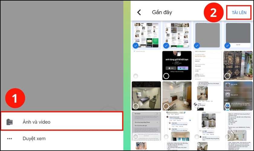 Tải ảnh và video lên Google Drive, giải phóng dung lượng iPhone