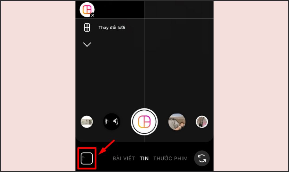 chọn ảnh để ghép
