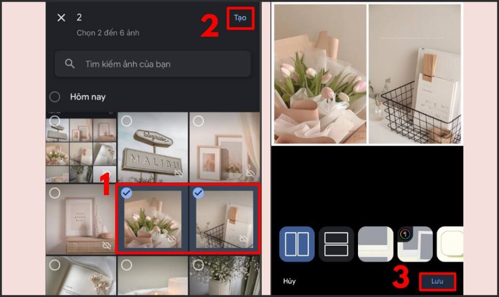 sử dụng google photo