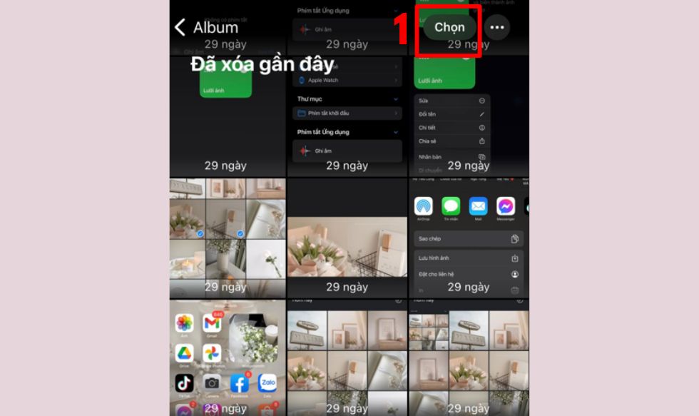 cách khôi phục ảnh đã xóa trên iPhone