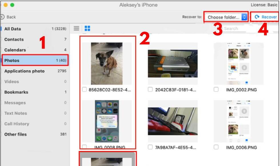 cách khôi phục ảnh đã xóa trên iphone