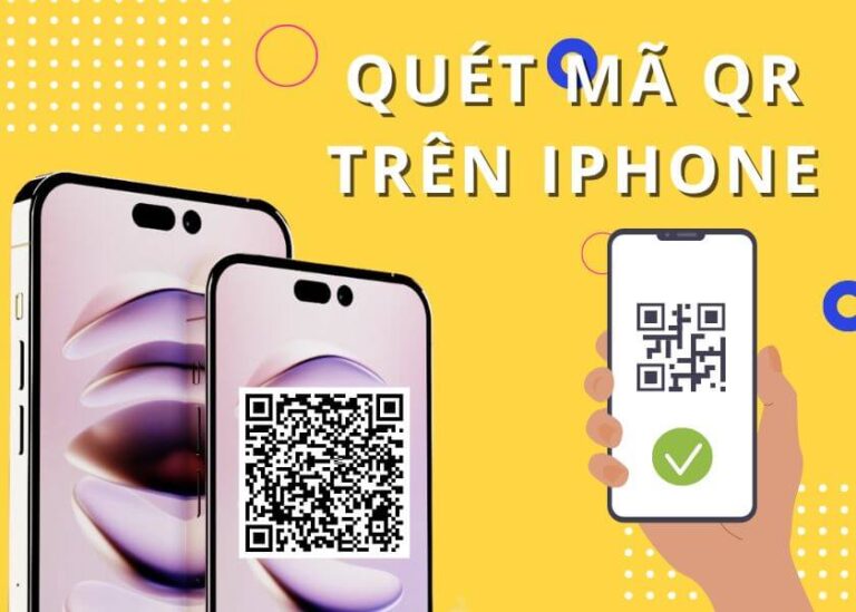 quét mã qr trên iphone