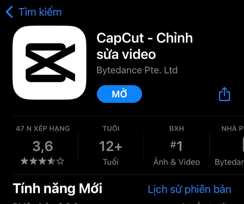 tua nhanh video bằng capcut