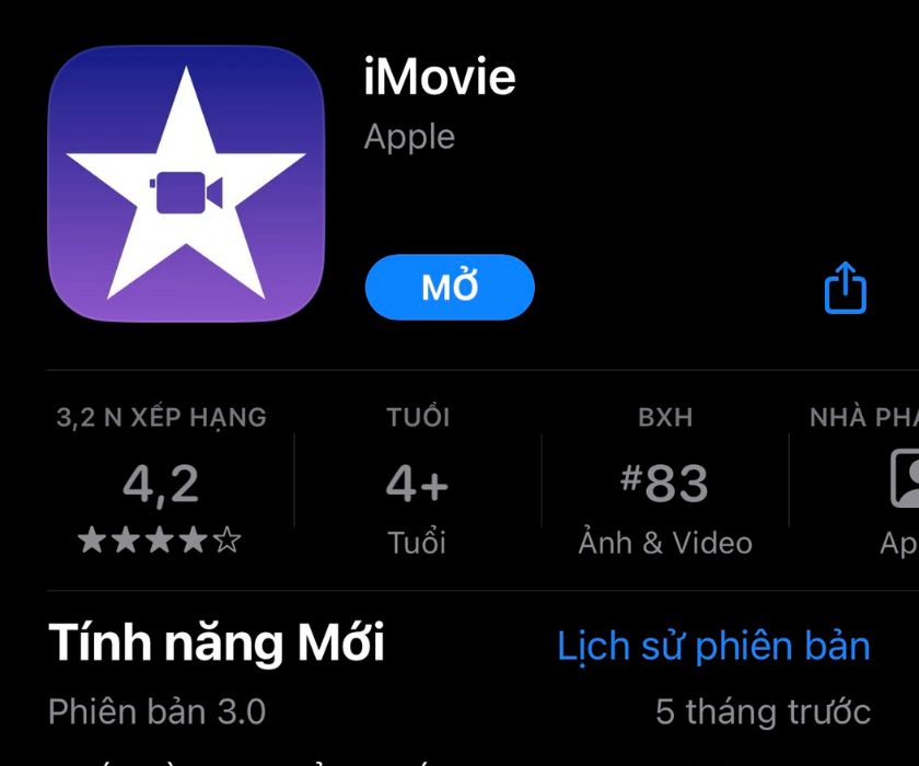 tua nhanh video bằng imovie