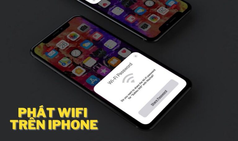 cách phát wifif trên iphone