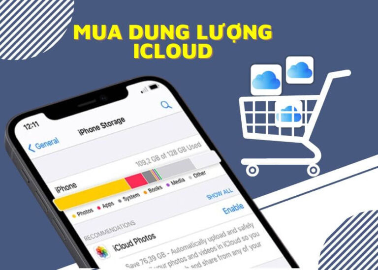 Mua dung lượng iCloud trên iPhone