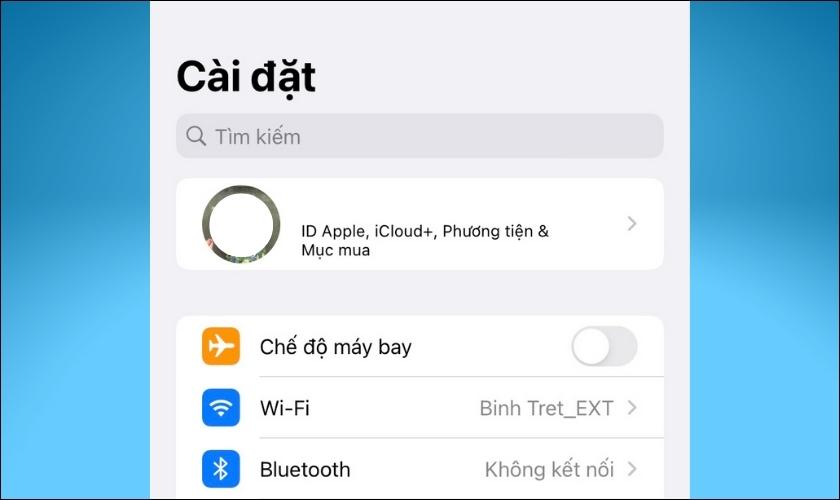 Cách đổi mật khẩu iCloud