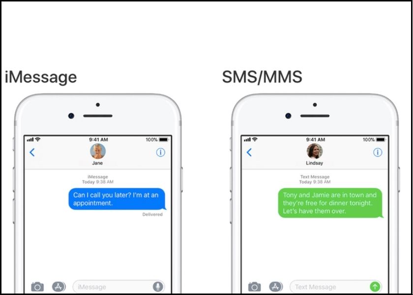 sử dụng imessage trên iphone