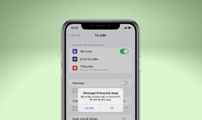 nguyên nhân imessage bị lỗi