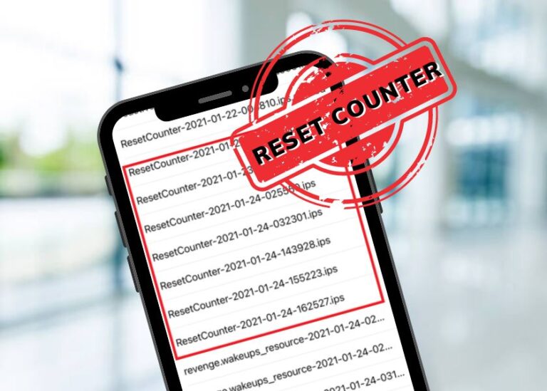 reset counter iphone là lỗi gì và cách sửa như thế nào