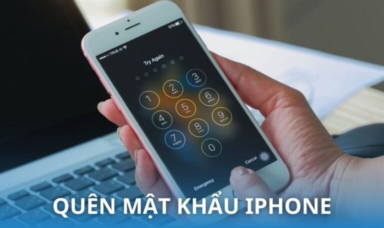 quên mật khẩu iphone và cách lấy lại đơn giản nhất