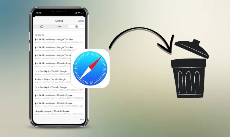 cách xóa lịch sử tìm kiếm trên safari cho iphone, macbook chi tiết