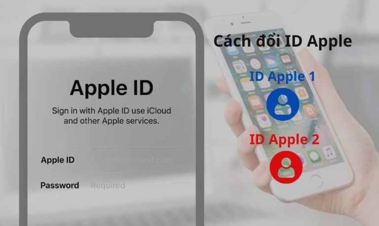 cách đổi id apple