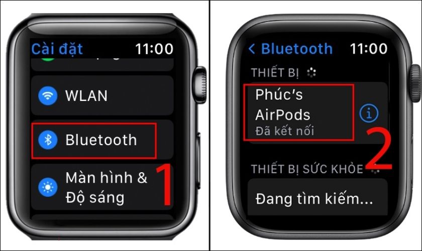 kết nối với apple watch