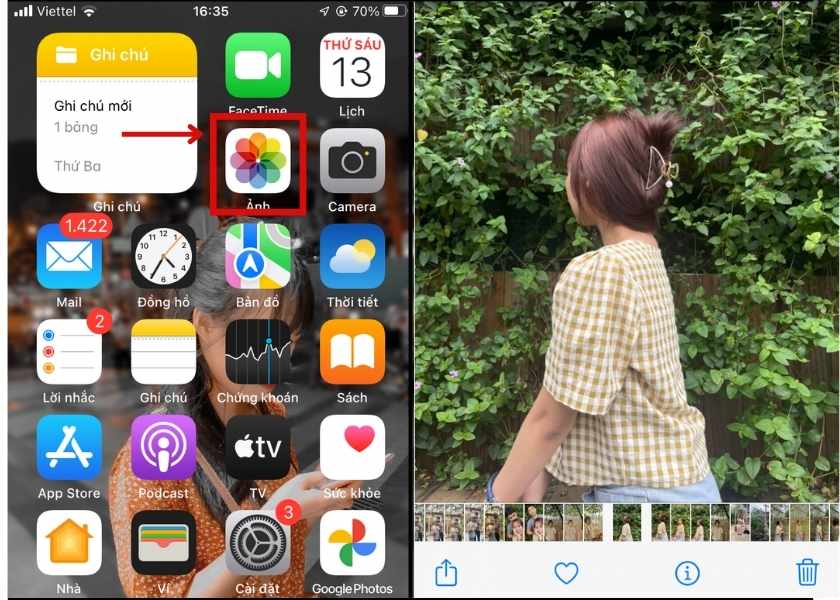 cách chỉnh sửa ảnh trên iphone 