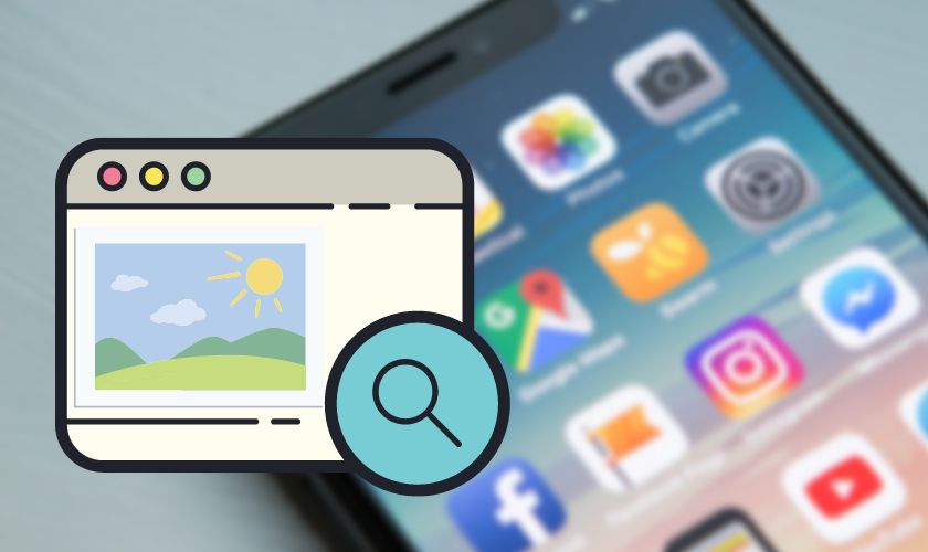 cách tìm kiếm bằng hình ảnh trên iphone, ipad