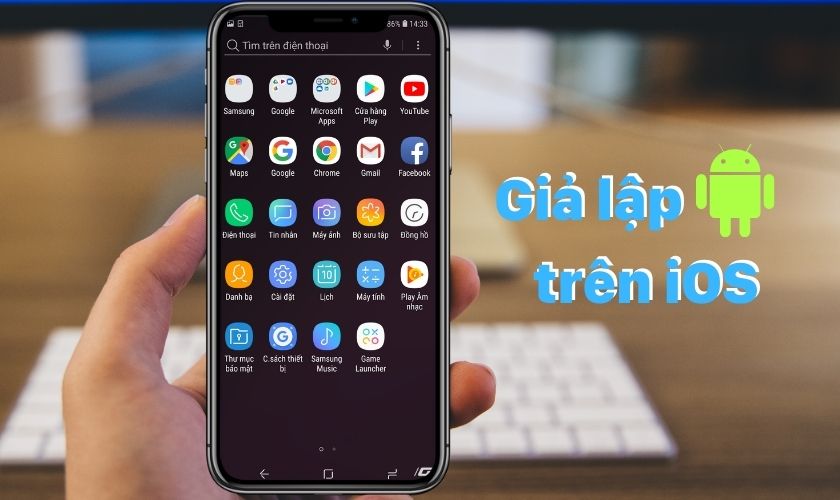 ứng dụng giả lập android trên ios