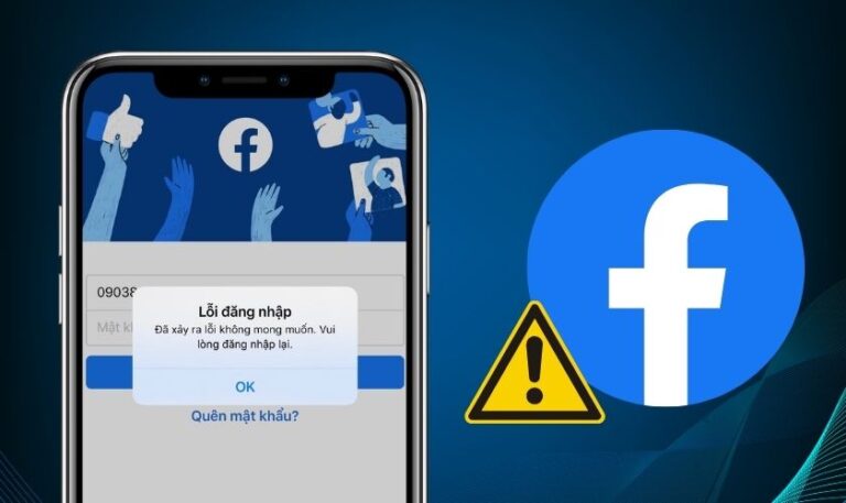 lỗi đăng nhập facebook trên iphone