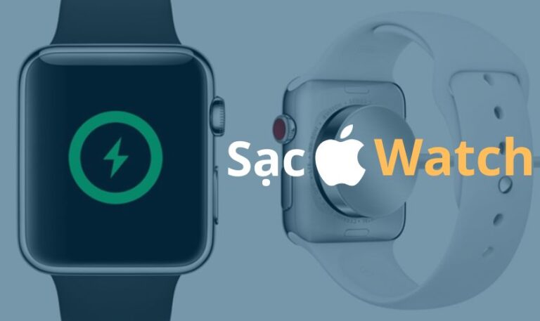 cách sạc apple watch