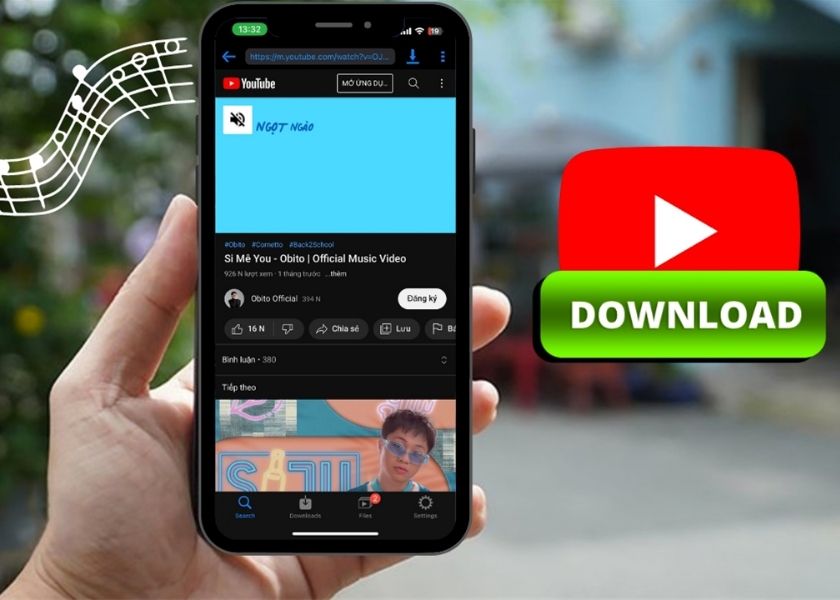 tải nhạc youtube về iphone