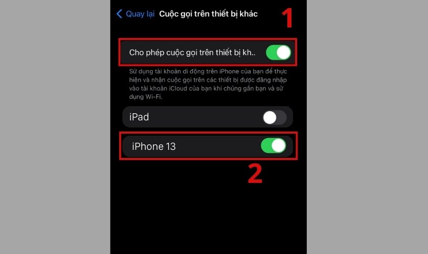 cách tắt đồng bộ cuộc gọi trên các thiết bị idevice