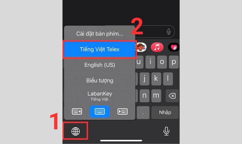 thiết lập bàn phím tiếng việt cho iphone