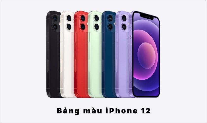 bảng màu iphone 12