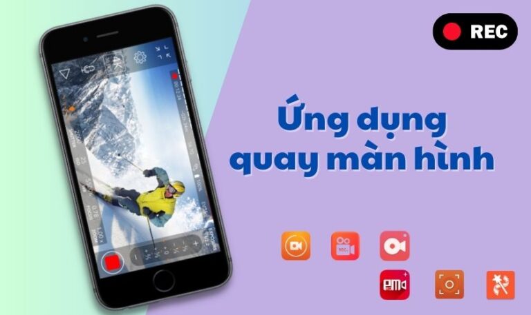 các app và ứng dụng quay màn hình iphone miễn phí, chất lượng