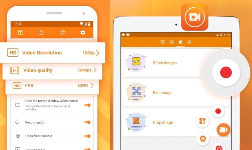 app quay màn hình điện thoại iphone miễn phí du recorder