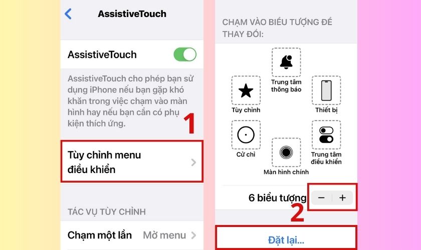 tùy chỉnh nút assistive touch trên iphone 11