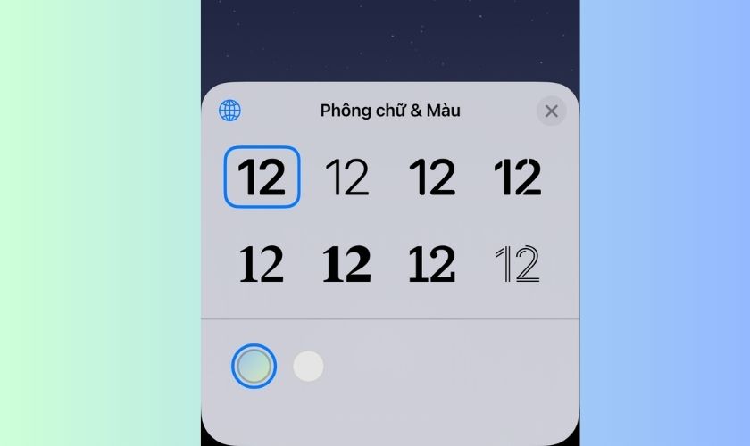 cách đổi font giờ trên iphone ios 16 