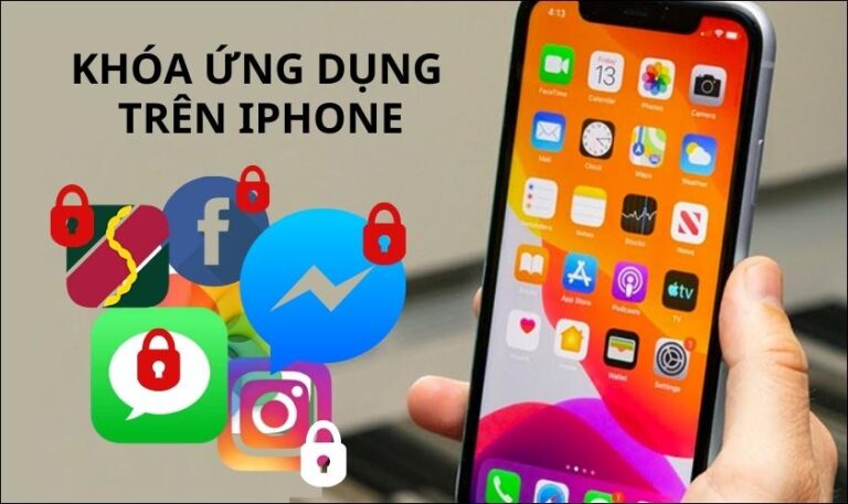 cách khóa ứng dụng trên iphone