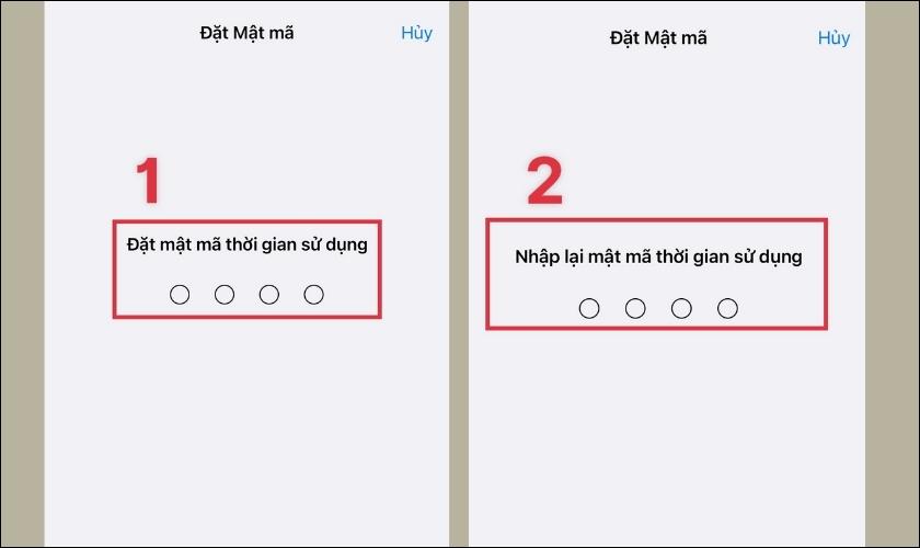 nhập mật khẩu khóa ứng dụng trên iphone 