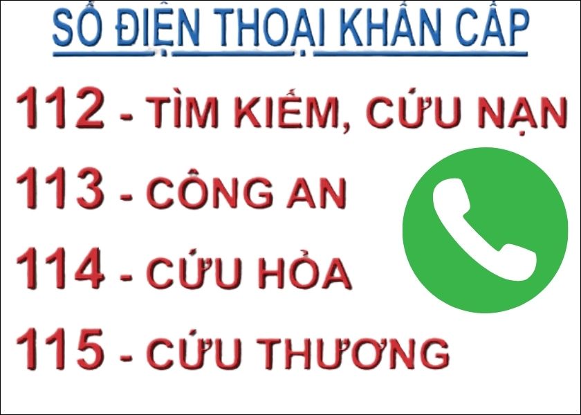 những số tổng đài khẩn cấp tại việt nam