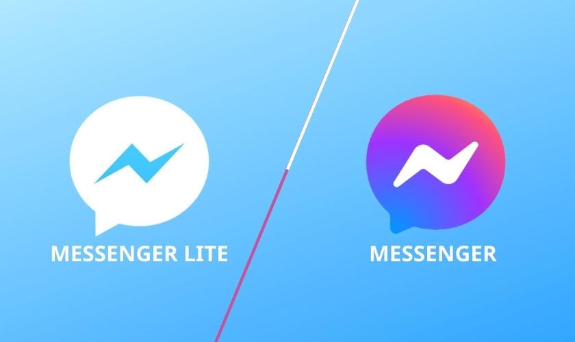 sự khác nhau giữa messenger lite và messenger