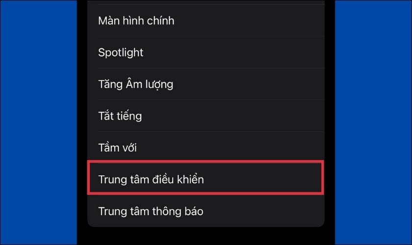 mẹo dùng trung tâm điều khiển trên iphone