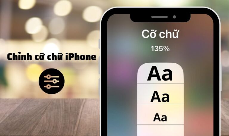 cách chỉnh cỡ chữ, thay đổi kích thước chữ trên iphone