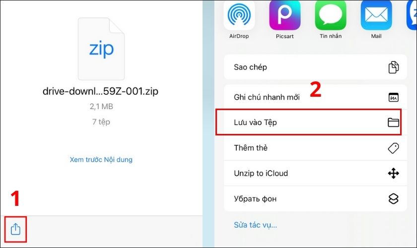 cách mở đọc file rar trên điện thoại iphone bằng app document