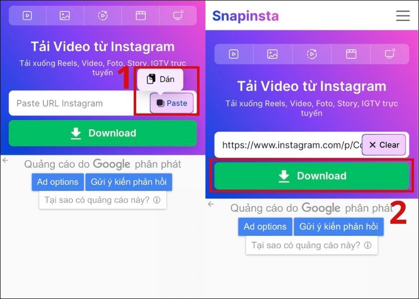 cách download ảnh ig nhanh chóng bằng snapinta