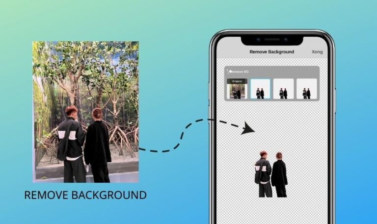 cách xóa nền cho ảnh trên iphone