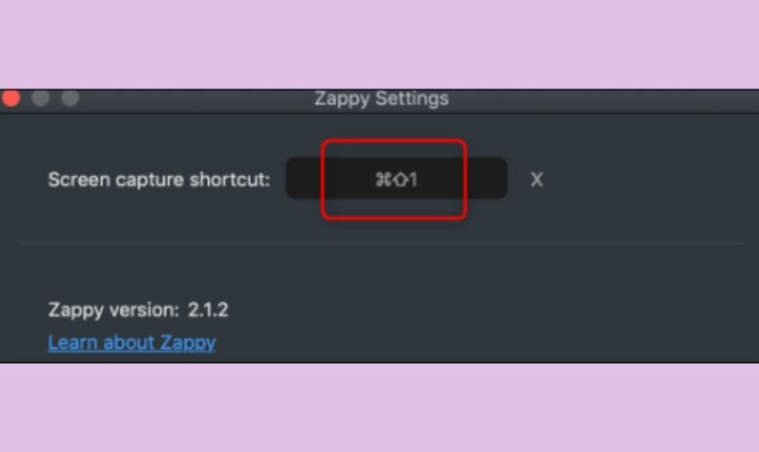 Screenshot bằng ứng dụng thứ ba Zappy