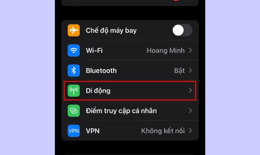 cách tắt chế độ dữ liệu thấp khi bật 4g trên iphone