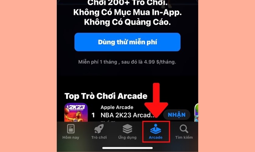 hướng dẫn đăng ký miễn phí apple arcade