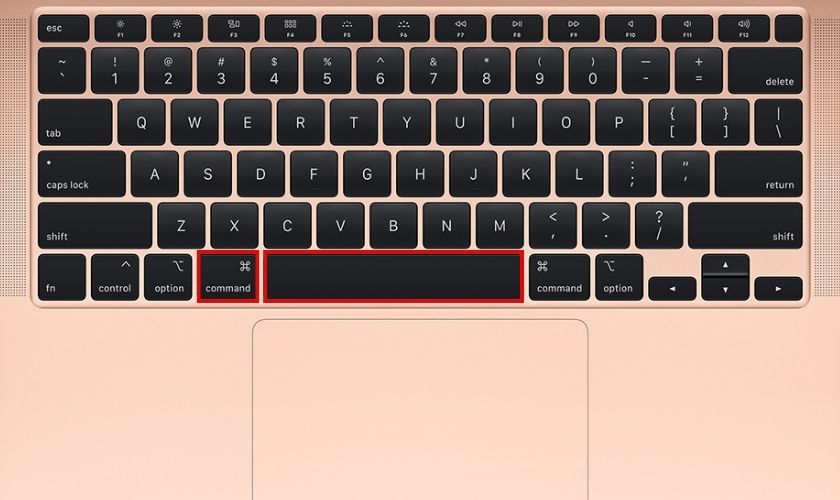 sử dụng phím tắt để mở tính năng quay màn hình macbook