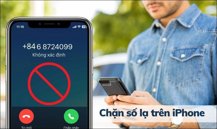 cách chặn số lạ trên iphone