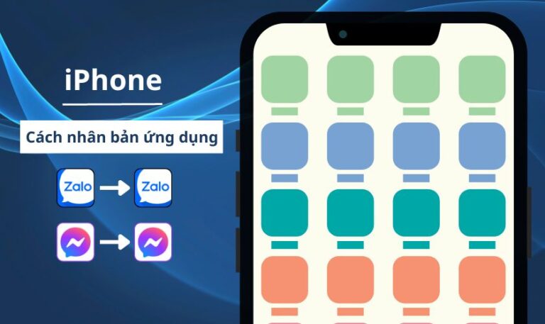 cách nhân bản ứng dụng trên iphone cho zalo, facebook