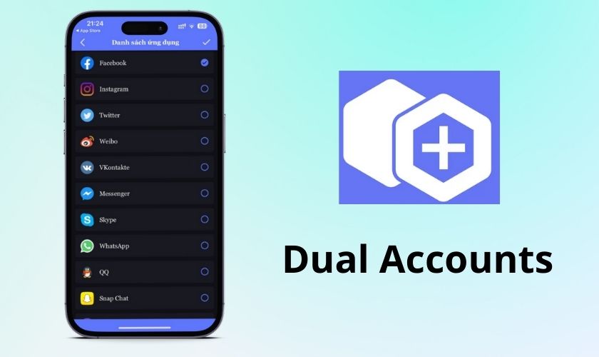 ứng dụng dual account