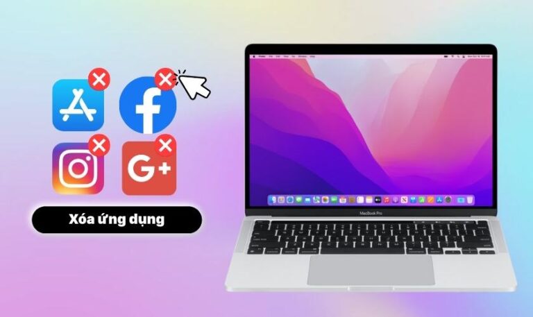 cách xóa ứng dụng trên macbook