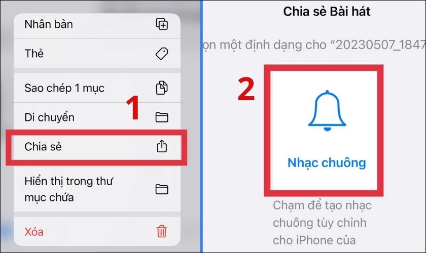 cài nhạc chuông iphone theo sở thích 